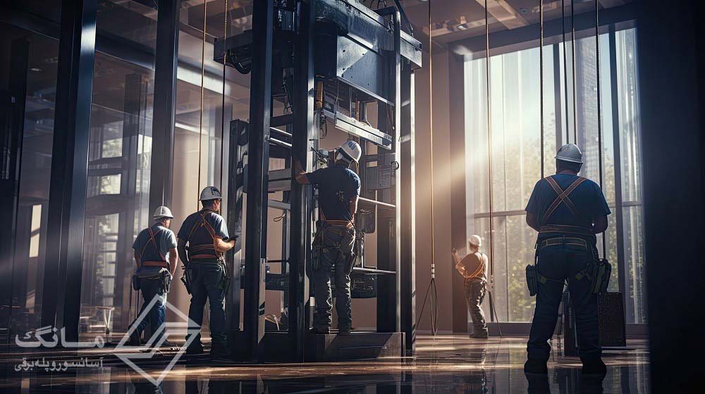 مراحل نصب آسانسور