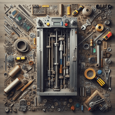 تخلیه کابین و قطعات